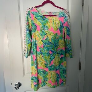 NWOT Lilly Pulitzer Marlowe Sample Dress in Banana Leaf Print